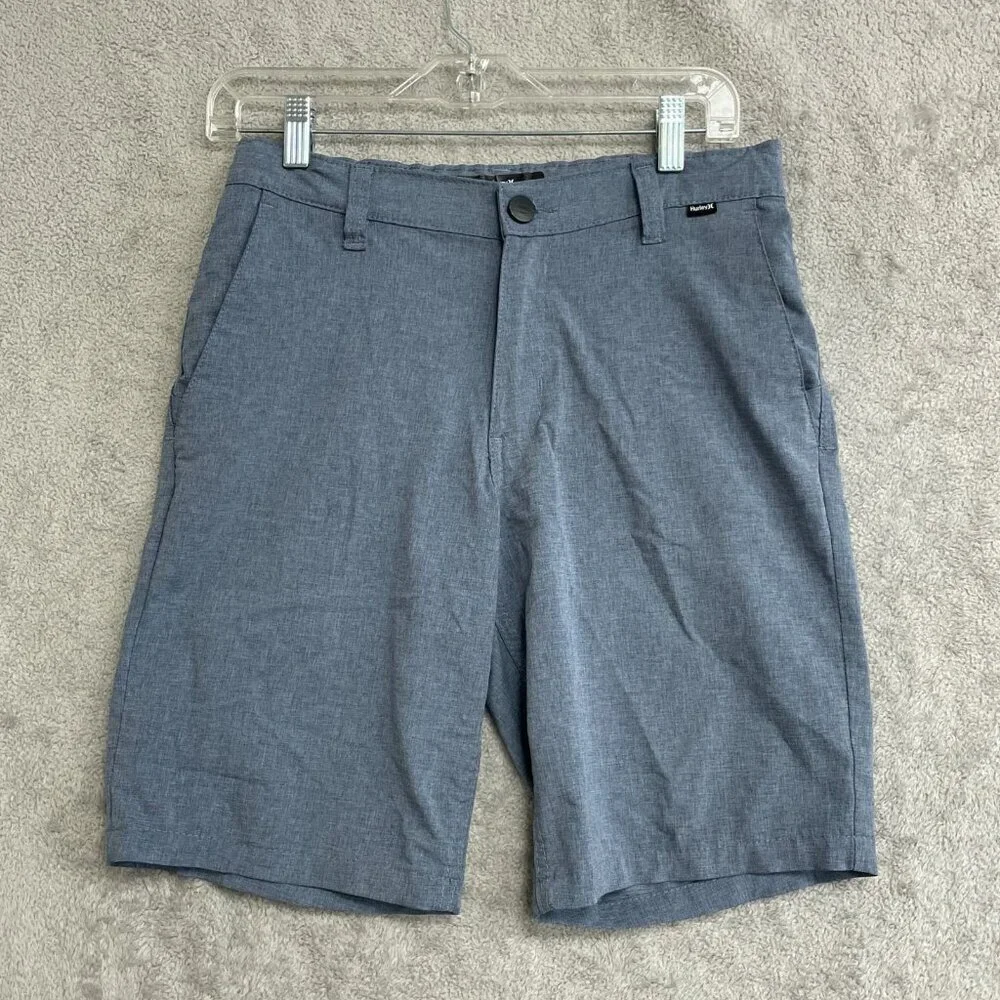 Hurley Youth's L Hybrid Shorts 14/16 Blue